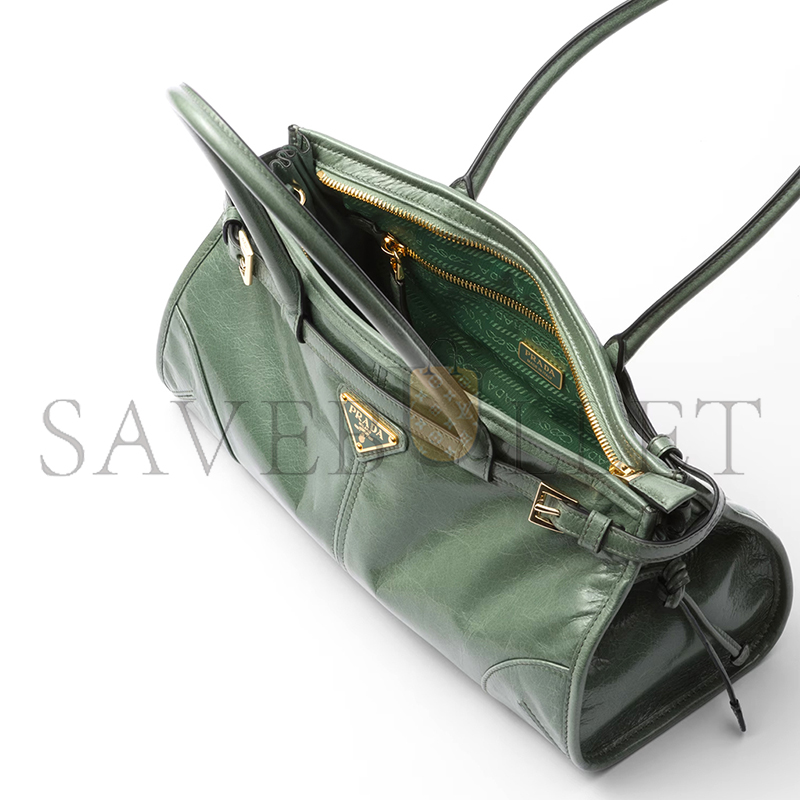 PRADA BONNIE MEDIUM LEATHER HANDBAG 1BA426 (32*15.5*12cm)